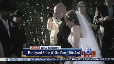 Video Paralyzed Bride Walks Down The Aisle 6abc Philadelphia