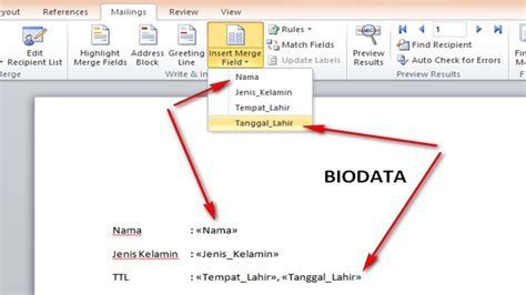 Cara Membuat Mail Merge Di Word Dengan Mudah Dan Cepat