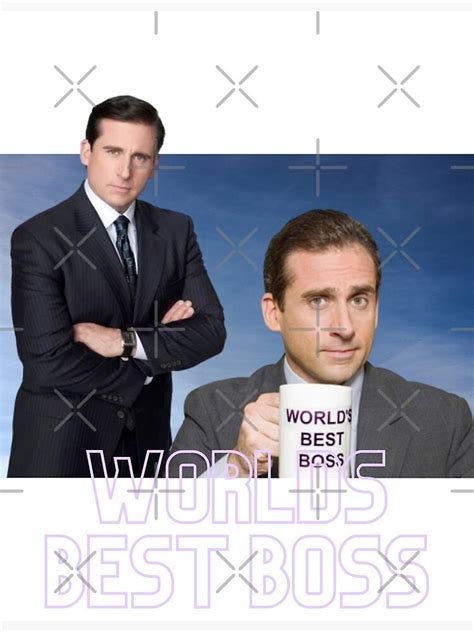 World S Best Boss A K A Michael Scott Poster For Sale By Slyguy77