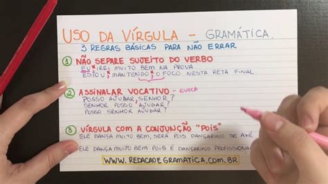 Depois De Obrigada Tem Virgula - » USO DA VÍRGULA: Entenda de uma vez por todas e veja dicas para nunca ...