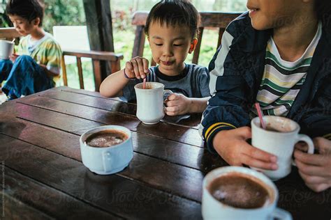 Enjoy A Cup Of Hot Choco By Stocksy Contributor Lawrence Del Mundo Stocksy