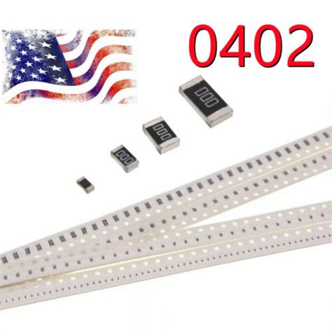 10 Pcs 0402 SMD Resistors Kit 1 0 Ohm 10m Ohm Choose From 170 Values