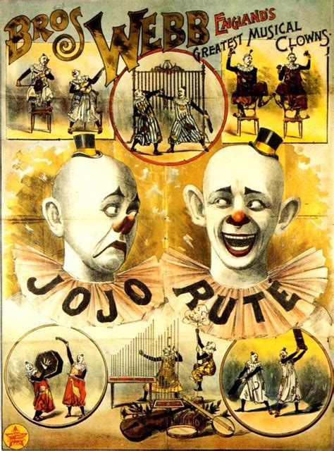 Retro Image Webb Brothers Englands Greatest Musical Clowns