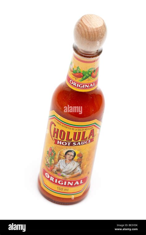 Bottle Of Cholula Hot Sauce Stock Photo Alamy