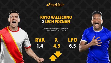 Estatísticas De Rayo Vallecano X Lech Poznań