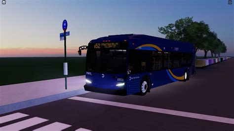 MTA Roblox Busses | MTA B52 bus #7863 full drive from Ridgewood Term to ...