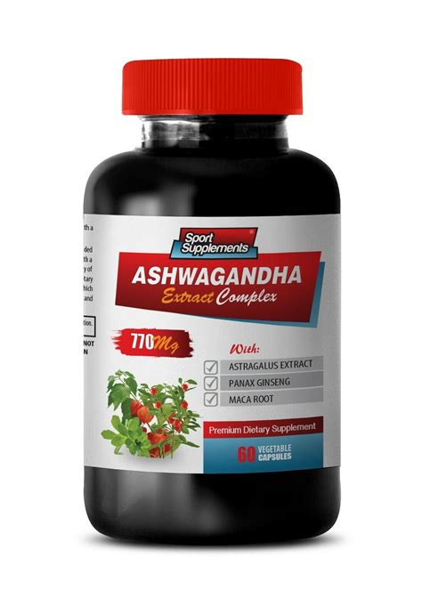 Ashwagandha Himalaya Ashwagandha Root Complex 770mg Brain Booster