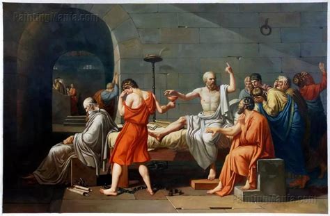 The Death Of Socrates Jacques Louis David Hand Painted Oil Etsy Uk