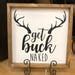 Get Buck Naked Wall Sticker Decal For The Bathroom Wall Decor Bm Etsy