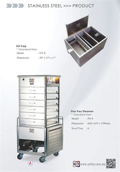 Oil Trap & Pau Steamer | Unity Stainless Steel Industry Co.