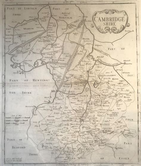 CAMBRIDGESHIRE - The Antique Map Shop ltd