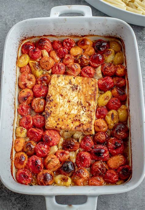 Baked Feta Pasta With Roasted Tomatoes Let The Baking Begin