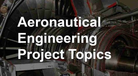 Latest Aeronautical Engineering Project Topics 2024 | EnggKatta