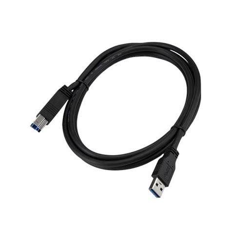 StarTech 2m 6 Ft Certified SuperSpeed USB 3 0 A To B Cable M M