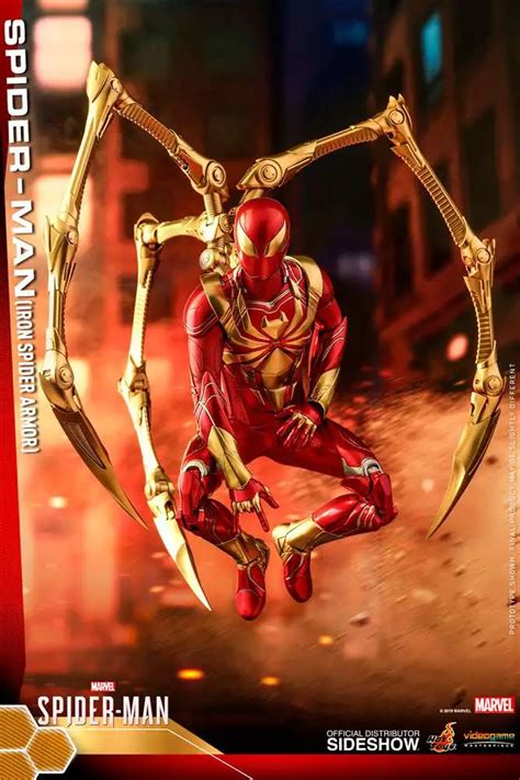 Marvel Spider Man Video Game Masterpiece Iron Spider Armor Collectible Figure Vgm Hot Toys