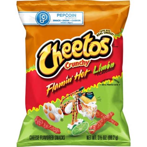 Cheetos Crunchy Flamin Hot Limon Oz Frys Food Stores