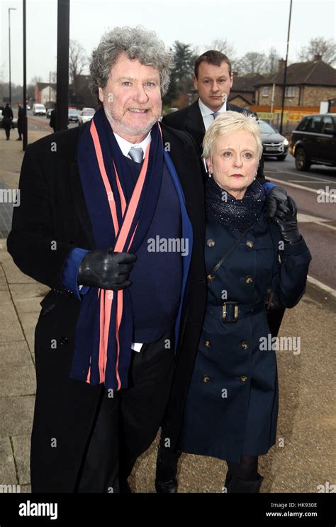 Comedian Rory McGrath, with his wife Nicola, leaving Huntingdon ...