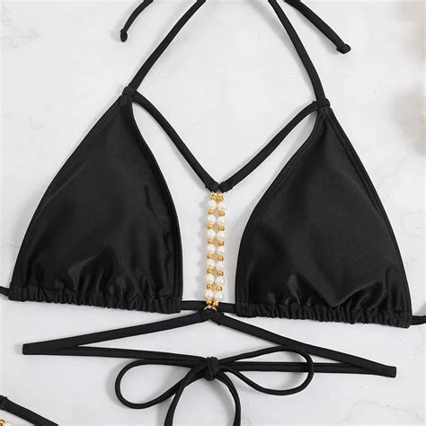 Sexy Diamond Rhinestone Scrunch Butt Bikini Women Swimwear Female Swimsuit Two Pieces Bikini Set