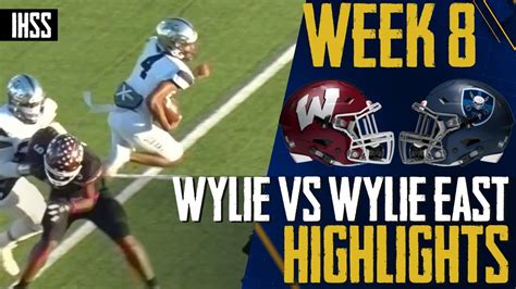 Wylie Vs Wylie East Week Football Highlights Youtube