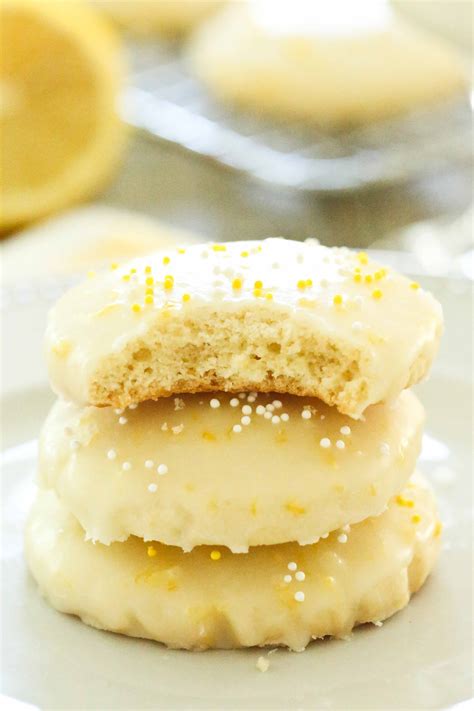 Lemon Cookies with Glaze - White Apron Blog