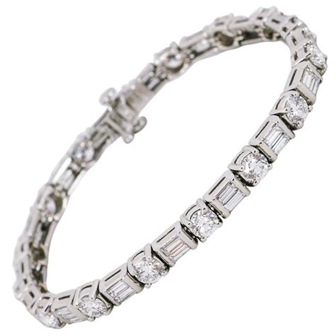 Diamond Platinum Tennis Bracelet At 1stdibs