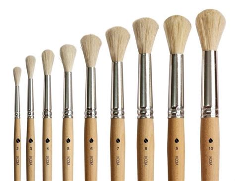 Выбираем правильную кисточку для рисования