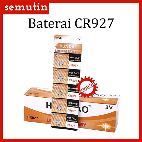 Jual Baterai Kancing CR927 Lithium Battery 3V Button Cell Murah