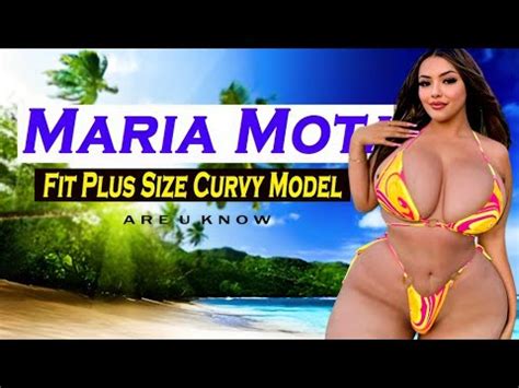 Plus Size Model Maria Mota Brand Ambassador Curvy Model Plus Size