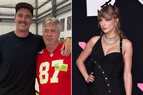 Travis Kelce Jokes About Seeing His Dad Talk to Taylor Swift at Chiefs