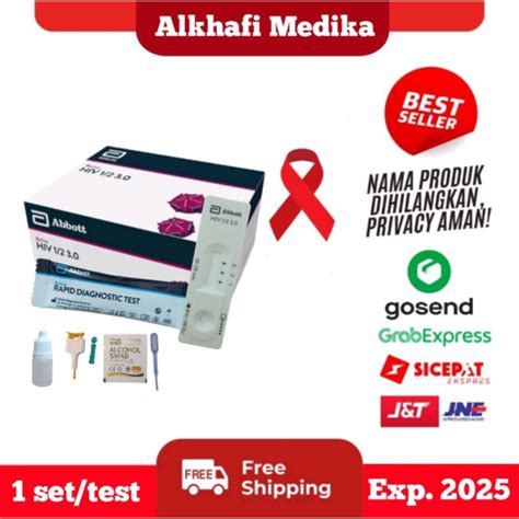 Jual Alat Test HIV 1 2 Abbott Bioline Onestep Kemenkes Original