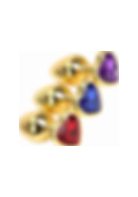 Zaga Oyun Çelik Gold Kalp Mücevherli Anal Plug lü Set Fiyatları ve Özellikleri