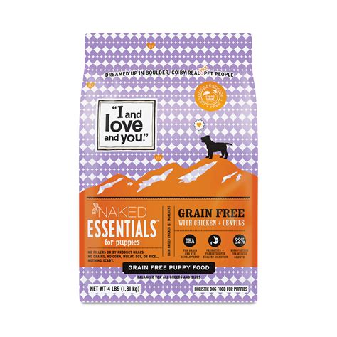 I And Love And You Naked Essentials Puppy Recipe Chicken Lentils Thrive Market