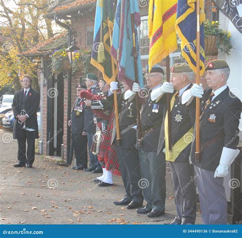 The Remembrance Day on Boundary Pub in Norwich on November 14, 2018