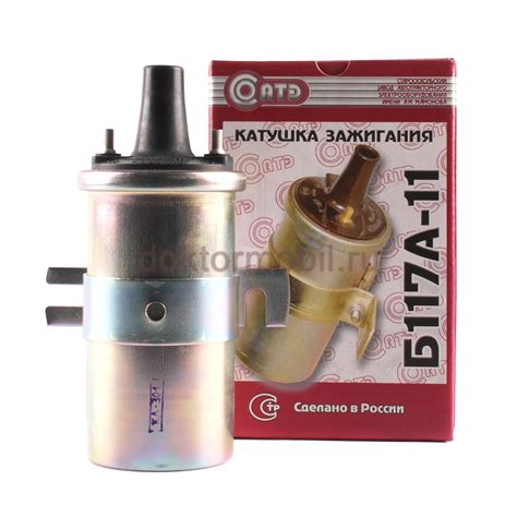 Катушка зажигания 2101 СОАТЭ Б 117-11 2101-3705000 doktormobil.ru