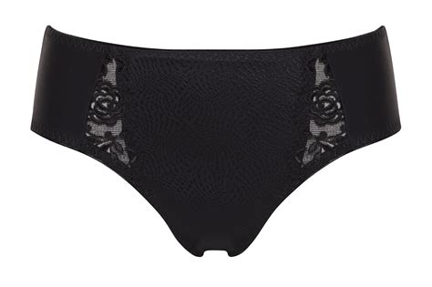 Slip Ella In Schwarz Von Ulla Lingerie F Minine Damenunterw Sche Xxl
