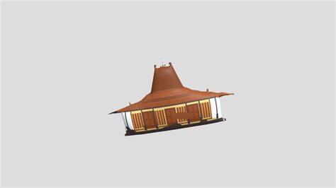 Rumah Adat Sunda 3D Model By Fitriarayani Ebf5024 Sketchfab