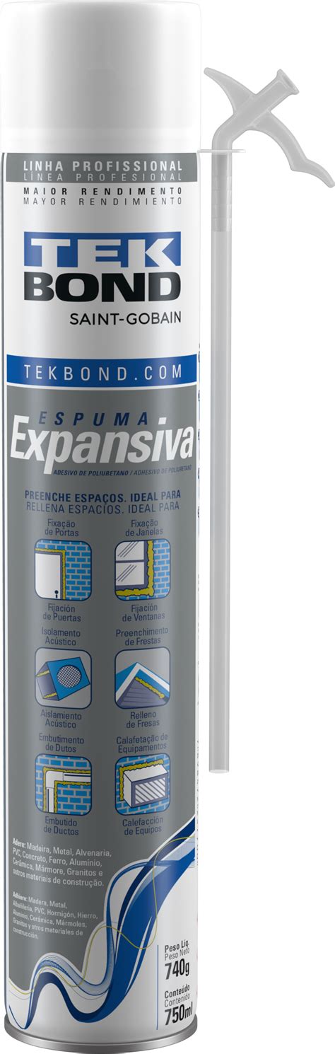 Espuma Expansiva 740g 750ml Tekbond