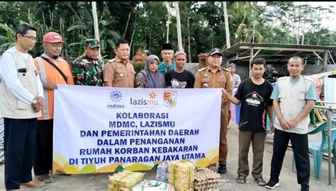 Lazismu Tubaba Dan Mdmc Serahkan Bantuan Rehabilitasi Rumah