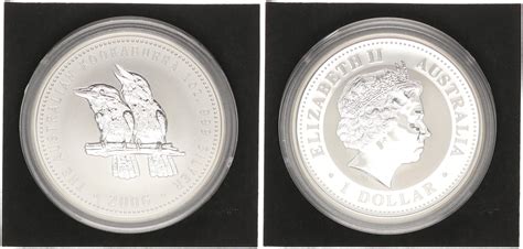 Australien Kookaburra 1 Unze Silber 1 Dollar 2006 Australian