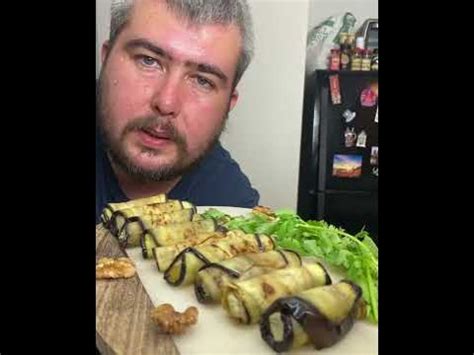 Walnut stuffed eggplant rolls / Рулетики из баклажан с грецким орехом ...