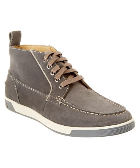 Cole Haan Quincy Suede Chukka Boot In Black | ModeSens | Chukka boots ...