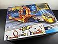 Amazon Hot Wheels Monster Trucks Toy Truck Track Set Loop And Flip Trophy Challenge