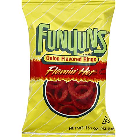 Funyuns Onion Flavored Rings Flamin Hot Oz Snacks Chips Dips Market Basket