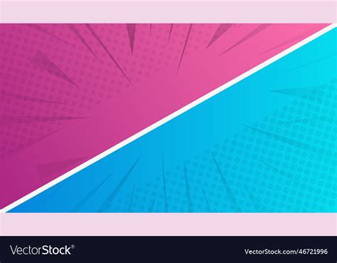 Versus background with blue pink for game battle Vector Image