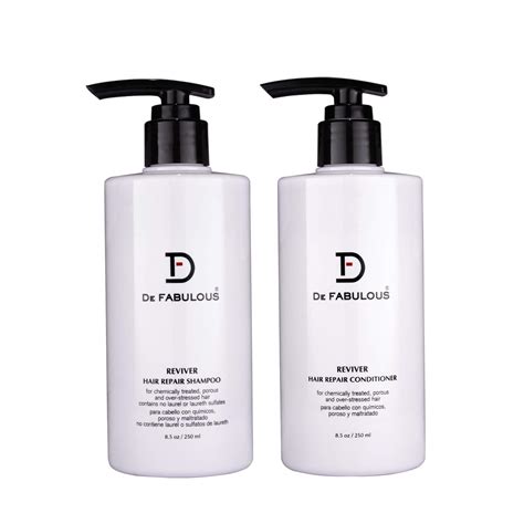 De Fabulous Shampoo And Conditioner Reviver Set Sulfate Free For