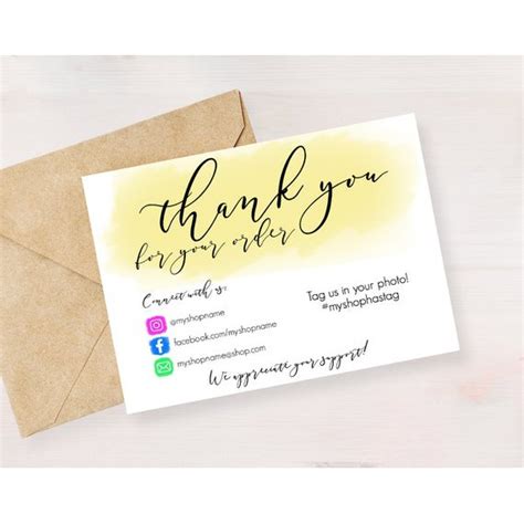 Jual Kartu Ucapan Terima Kasih Thank You Card Online Shop Toko