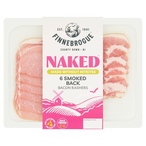 Finnebrogue Naked 6 Smoked Back Bacon Ocado