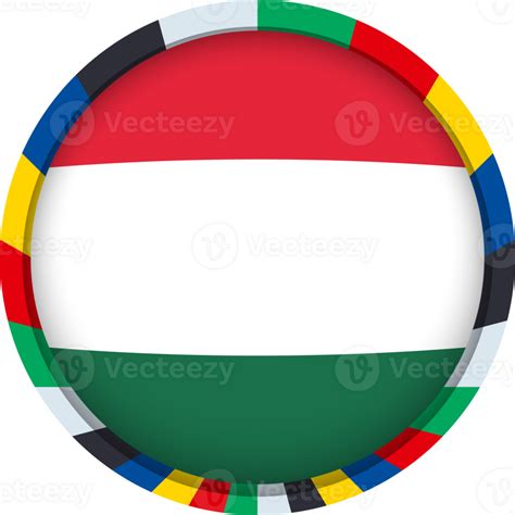 Hungary Flag Colorful Icon 46789564 Png