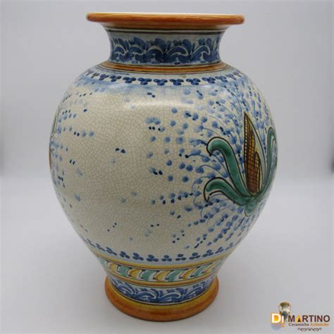 Vaso Ovale 40 Bocciolo Ceramiche Artistiche Di Martino