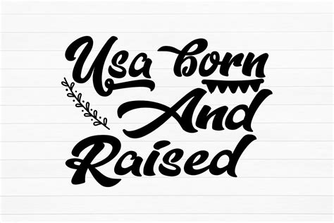 Usa Born And Raised Graphic By Artisticvisions · Creative Fabrica